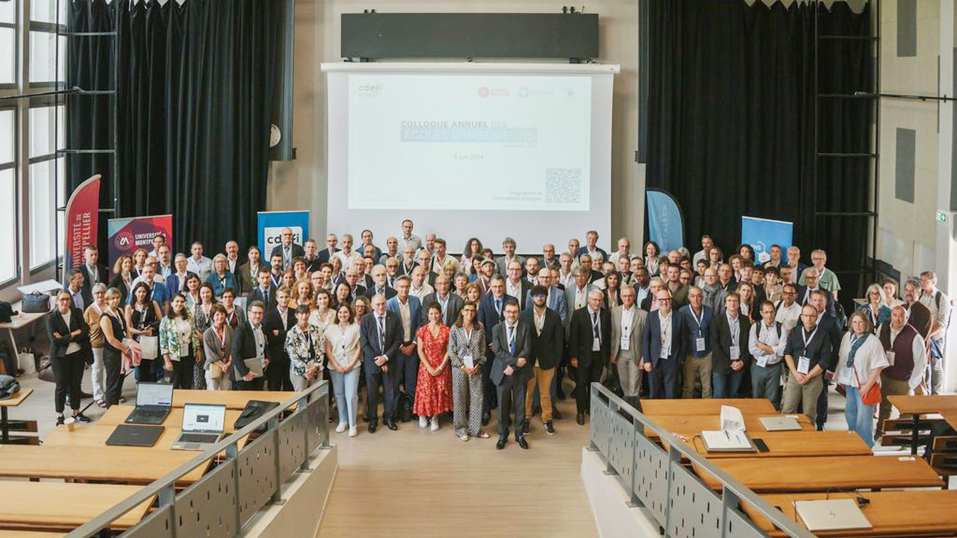 Près de 180 directeurs.trices d'écoles d'ingénieurs réunis à <br>Polytech Montpellier !